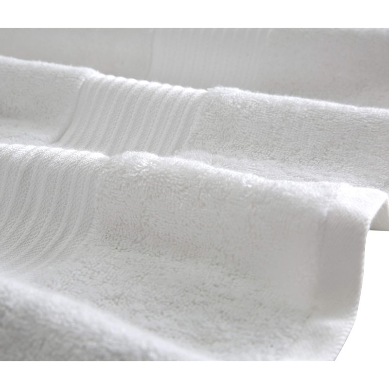 100% Cotton Bath Towel, White