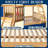 Arozu Twin Over Full Bunk Bed, Wooden Kids Bed with Night Sky Shaped with Guard Rail and Ladder, Pine Wood 2 Storage Drawers, Extra Stickers Gifted, Safety, Non Toxic, Navy Blue & Natural.-738681816