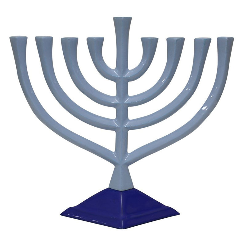 Lamp Lighters Ultimate Judaica Menorah, Bleu