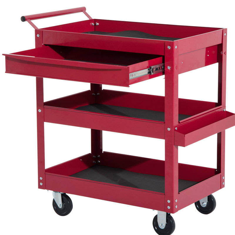 18.1'' W 1 -Drawer Steel Bottom Rollaway Chest with Wheels