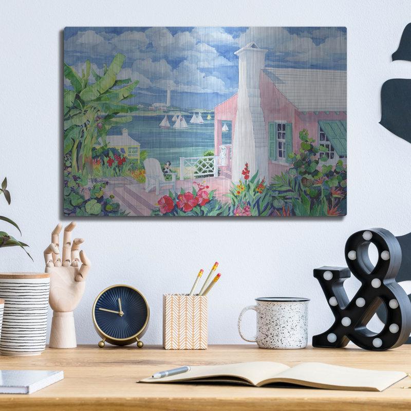 «Bermuda Cove» par Paul Brent, H 12 po x l 16 po