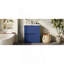 Meuble-lavabo 30 po avec lavabo en céramique et tiroirs pleine extension, meuble-lavabo autoportant avec glissières de tiroir à fermeture douce, conception cannelée, bleu-1570566488