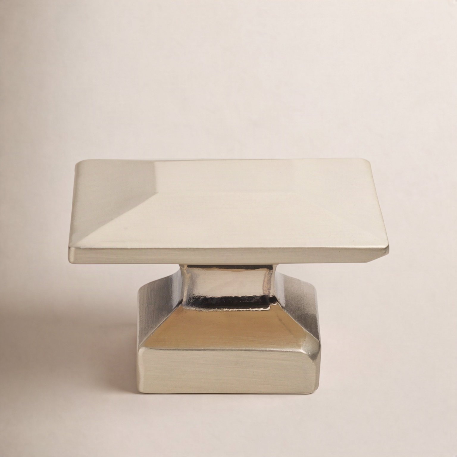 Square Cabinet Knob, Champagne Gold