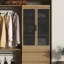 Organisateur de garde-robe à 3 tablettes avec armoire à 2 portes Mosaics-130699793