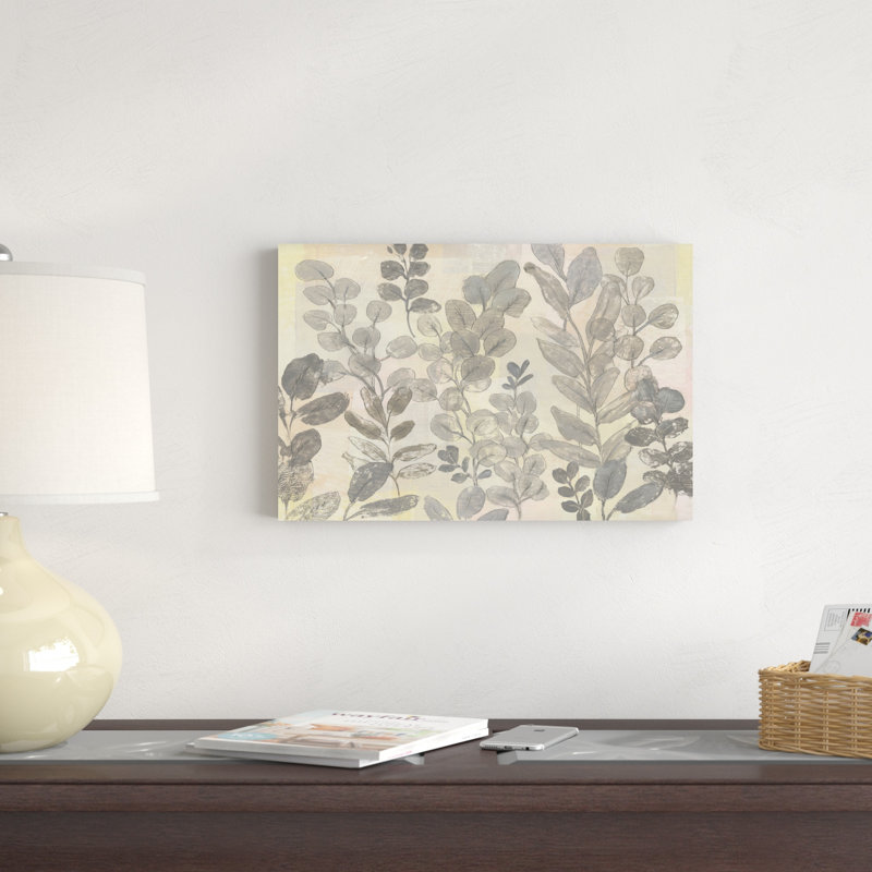 Motif de feuilles II, H 12 po x l 18 po