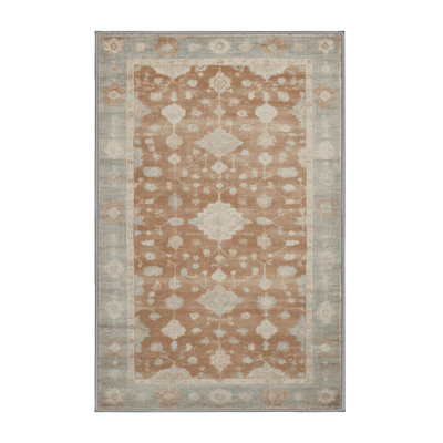 Machine Washable Overdyed Gray Area Rug