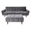 Shiflet 3 Seater Velvet Sofa Bed-55866257