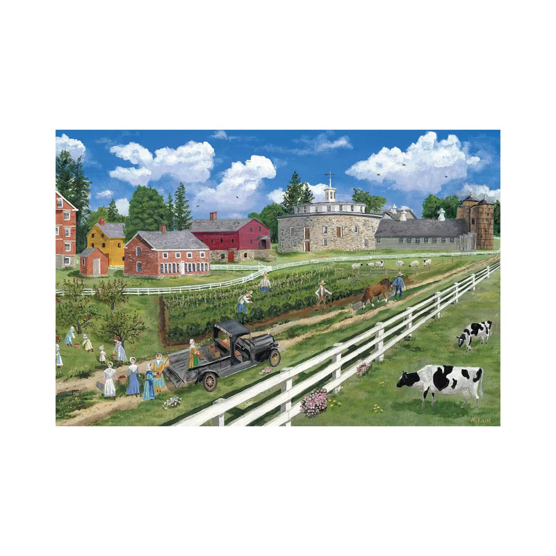 Handcock Shaker Village by Bob Fair - Wrapped Canvas Gallery-Wrapped Canvas Giclée, 66.04 cm H x 45.72 cm W x 3.175 cm D