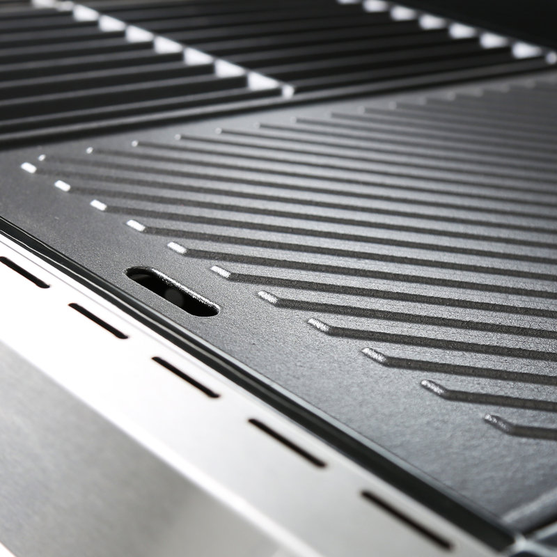 Plaque de cuisson en fonte réversible Monument Grills A005