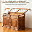 60.63 " W Solid Wood Jewelry Armoire