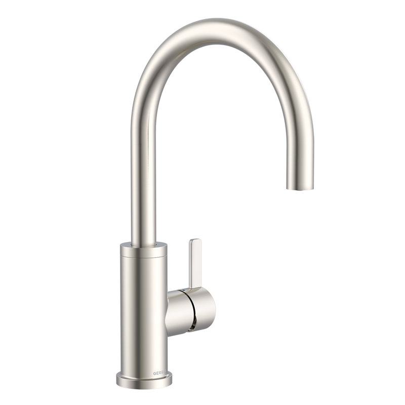 Robinet de cuisine standard à poignée simple Amalfi, Acier Inoxydable