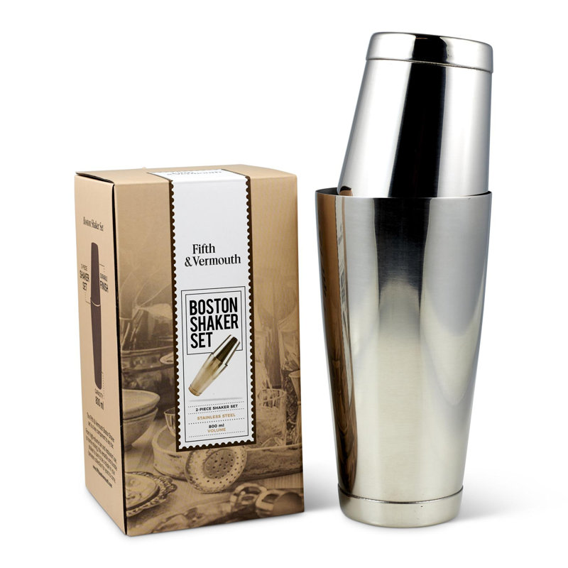 Ensemble de shaker Boston, Acier inoxydable