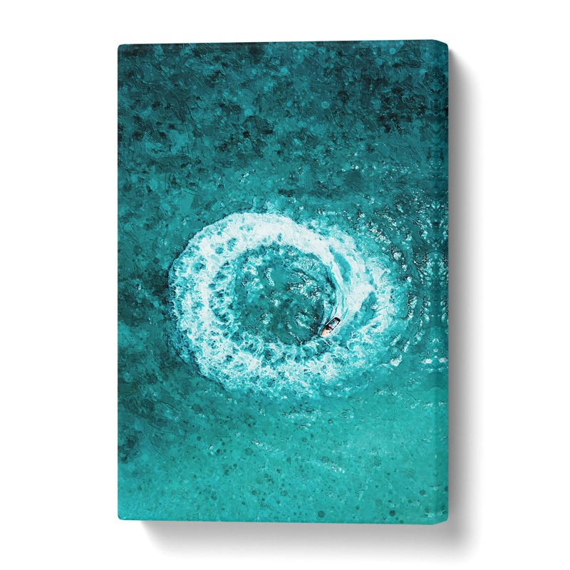 Jet Ski Circle - Wrapped Canvas Print, 61 cm H x 40.6 cm W
