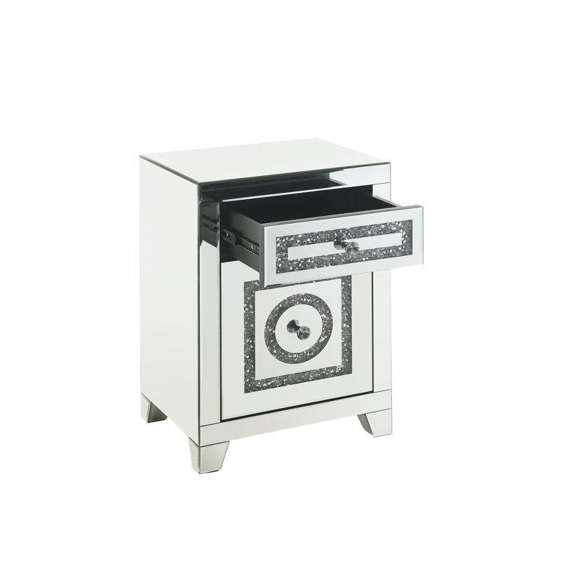 Table d'appoint Sparkling Faux Diamonds
