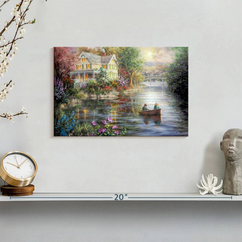 Lilie The Evening Reflections, 8" H x 12" W