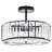 4-Light Crystal Semi Flush Mount Ceiling Light-2135663746
