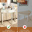 89.9cm Glass Top Console Table