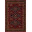 Tapis oriental en laine rouge à motif floral bordeaux Langley Street-70568990