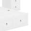 Grand lit escamotable avec port USB, grand tiroir et armoire / bureau-105074807