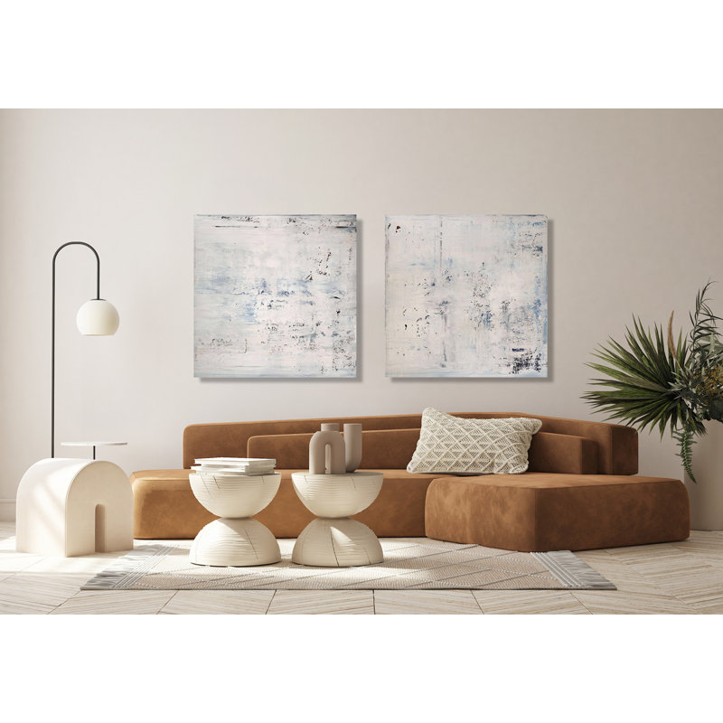 Blissful Thinking Set by John Beard - Artist Enhanced Canvas Print, 20" W x 20" H x 1.5" D, Unframed