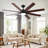 72 Inch Large Ceiling Fans With Lights And Remote