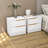 Flórida Set of 2 Modern 2-Drawer Nightstands with Storage, 21.1" W-59307817
