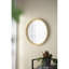 Miroir 19,8 po x 19,8 po en bois de manguier crème - Décorez votre salle de bain-131496509