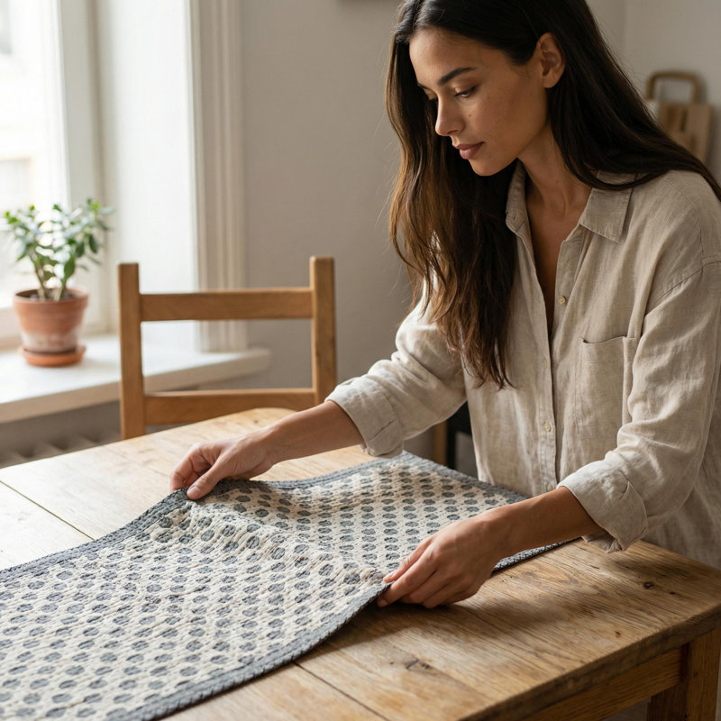 Hand Loomed Table Runner