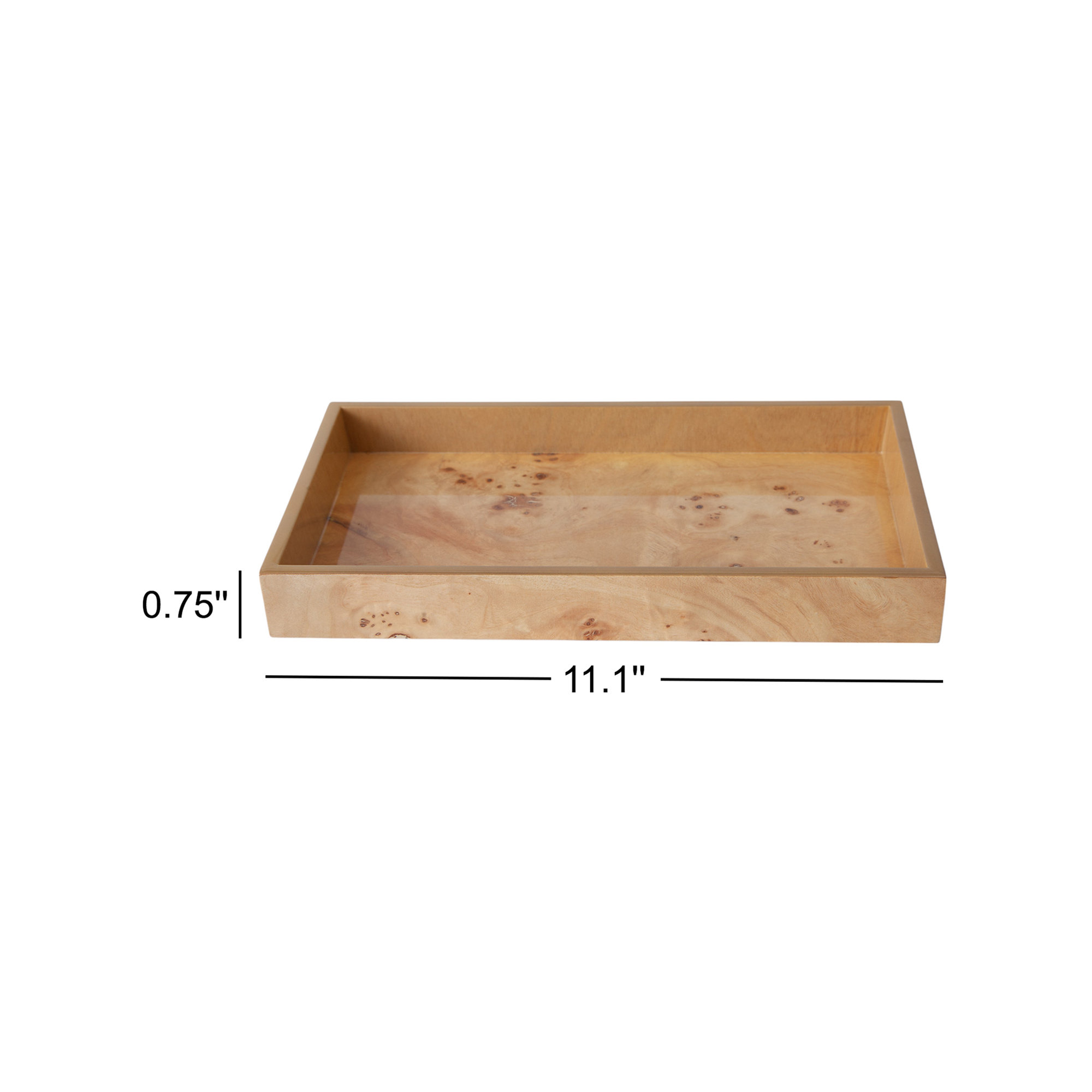 Duras Wood Bathroom Tray