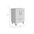 White 2-Door Rectangle Single Bathroom Vanity