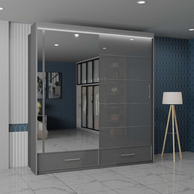Desilets 2 Door Manufactured Wood Wardrobe