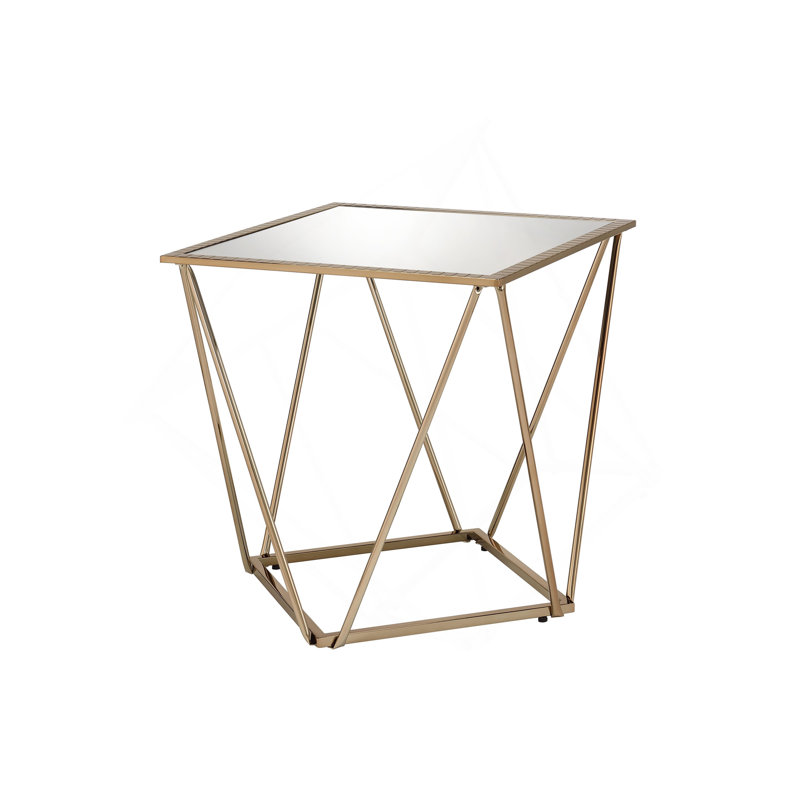 Table de bout à miroir Elegant Ash