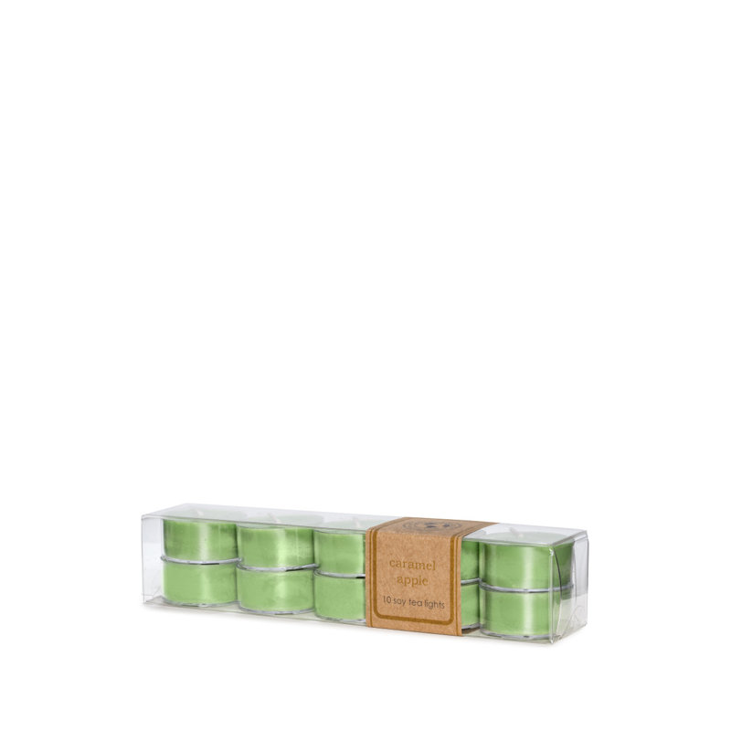 Caramel Apple Scented Tealight Candle with Plastic Holder
