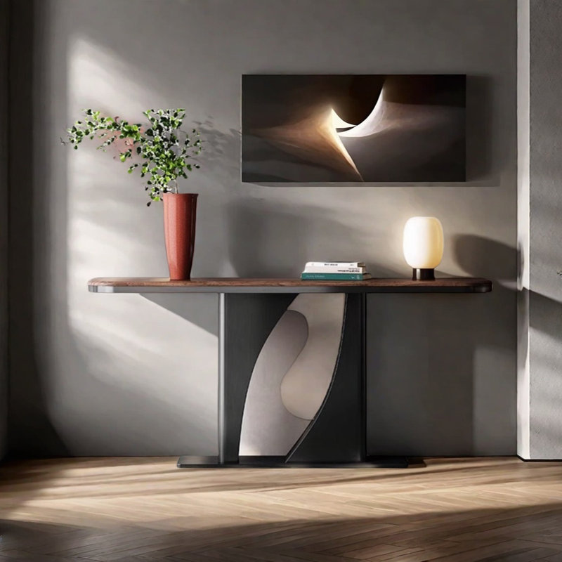 Console moderne et minimaliste haut de gamme, H 33,46 po x l 59,06 po x P 13,78 po