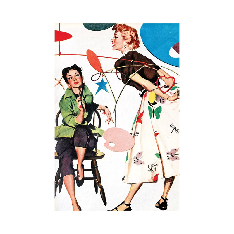 1954 Woman Magazine Plate by The Advertising Archives - No Frame Gallery-Wrapped Canvas Giclée on Canvas