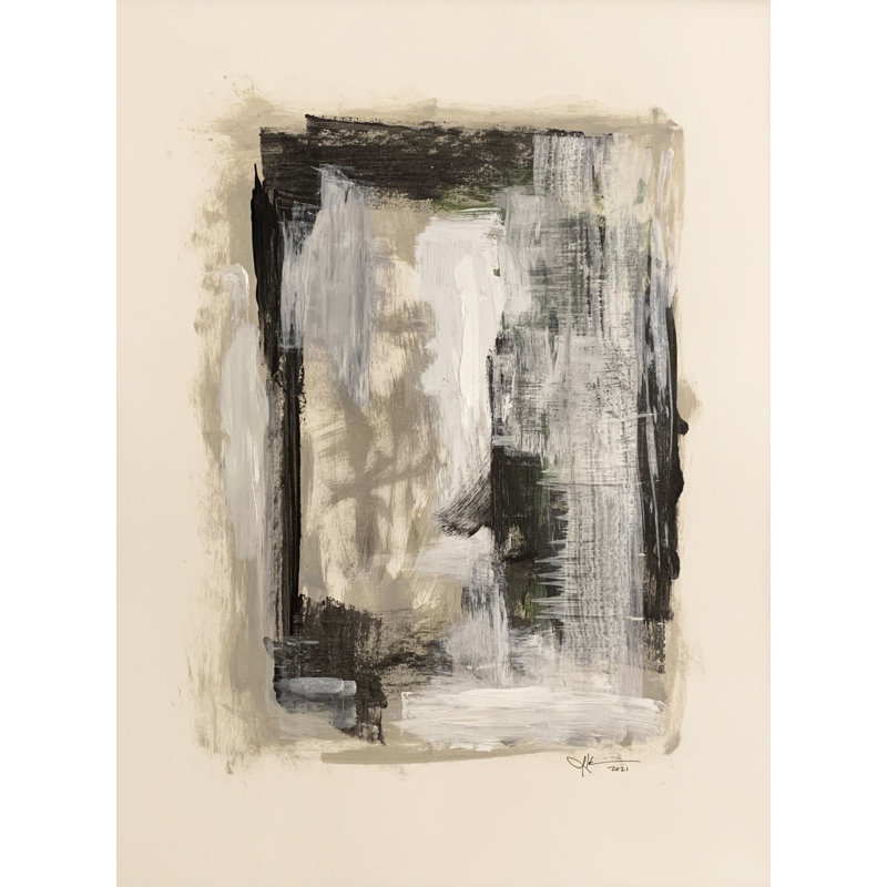 One-of-a-Kind Original Untitled 91 by J. Kent Martin - Unframed Painting on Paperng Print on Paper