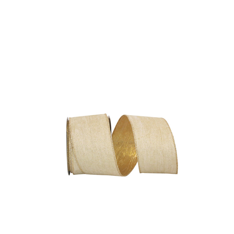 100% Polyester No Theme Ribbon, 2.5" H x 360" W, Gold