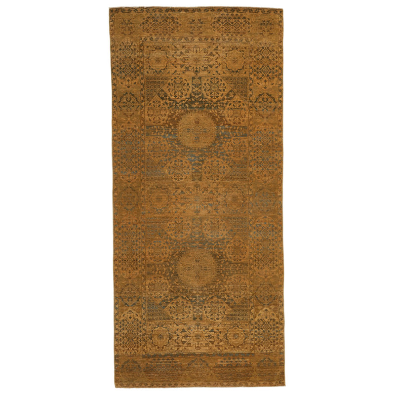 Tapis traditionnel turc vert 4 x 10
