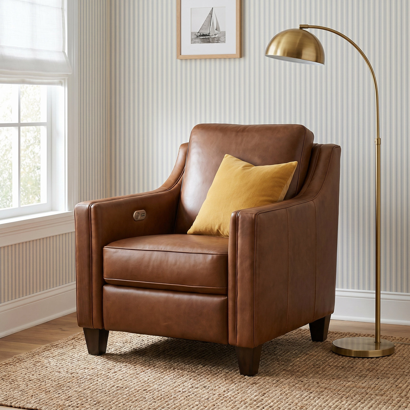 Finnegan Power Incliner, Finnegan Cream Genuine Leather