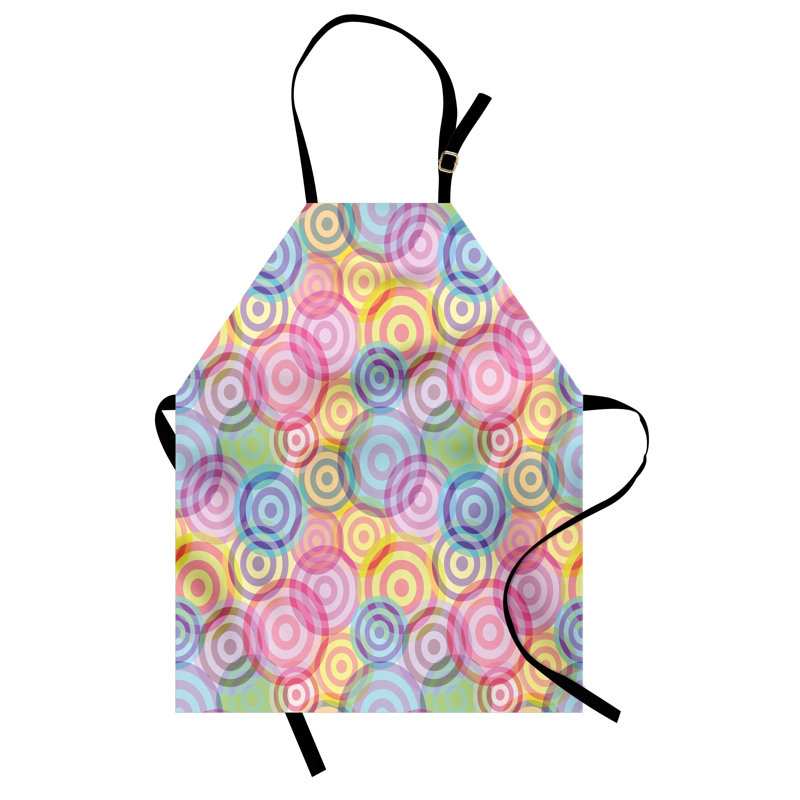 Multicolore, tablier East Urban Home Modern unisexe, cercles géométriques, taille adulte