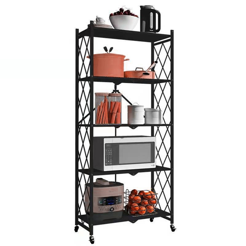 Maclyn 28'' W Metal Storage Rack, Black