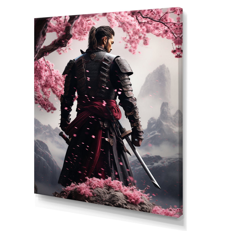 «Sushen Asian Art Samurais Resolve VI», reproduction d'art sur toile, H 20 po x l 12 po x P 1 po, Toile tendue