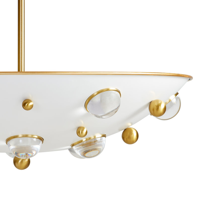 Luminaire suspendu géométrique 4 lumières Globo
