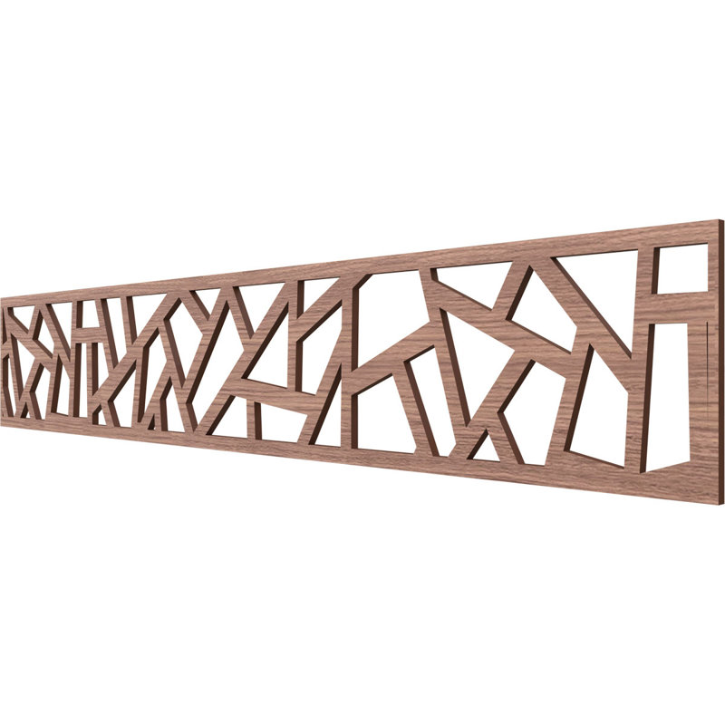 Moulure en bois Harrisburg, H 8 po x l 46,625 po x P 0,375 po, Noyer
