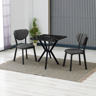 Ensemble de table et chaises de salle à manger extensible