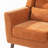 Kawonna Modern Accent Chair,Chenille Arm Chairs for Living Room,Upholstered Mordern Armchair,Comfy Soft Padded Lounge Chair in Small Space, Bedroom, w/Pillow, Solid Wood Leg-675996317