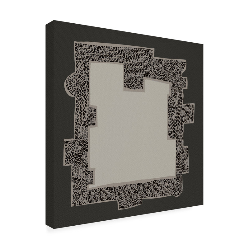 «Neutral Stack II» sur toile, H 18 po x l 18 po