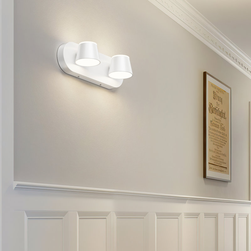 Boze Dimmable LED Vanity Light, White, 2
