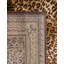 Tapis en polypropylène tissé à la machine imprimé animal en brun-88509276