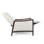 Fauteuil inclinable Mid-Century moderne avec revêtement lisse et structure en bois riche-2027272908